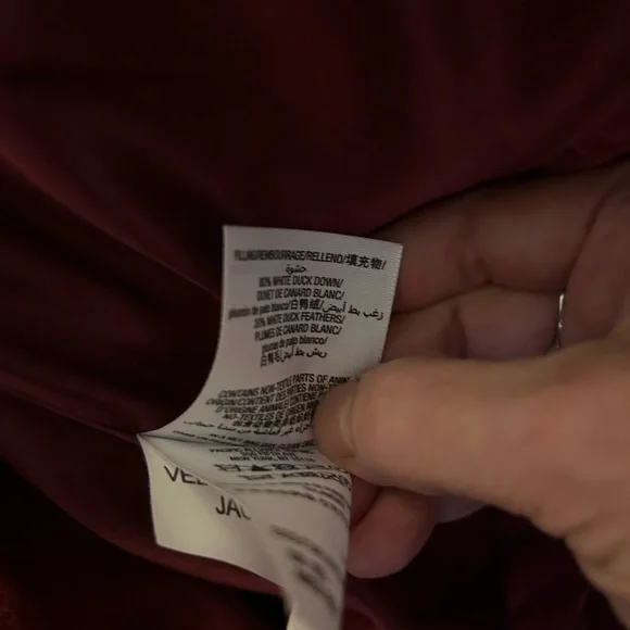 Valentine’s Day Pink Velvet Juicy Couture Down Puffer Jacket XS NWT - Picture 9 of 11